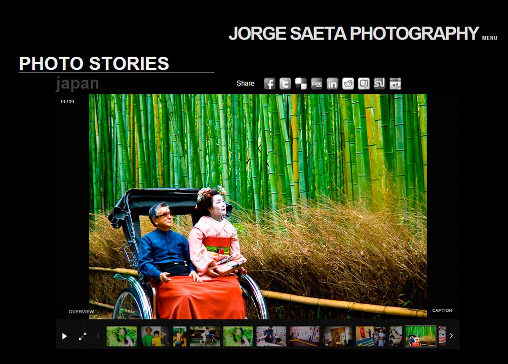 Imagen del proyecto: Página Web para el fotógrafo Internacional Jorge Saeta