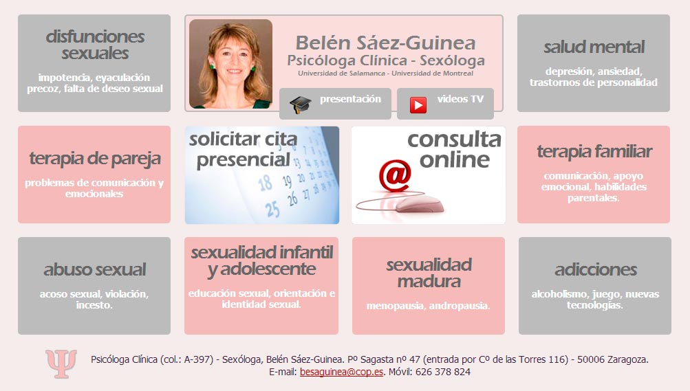 Imagen del proyecto: Página Web de psicosexología online