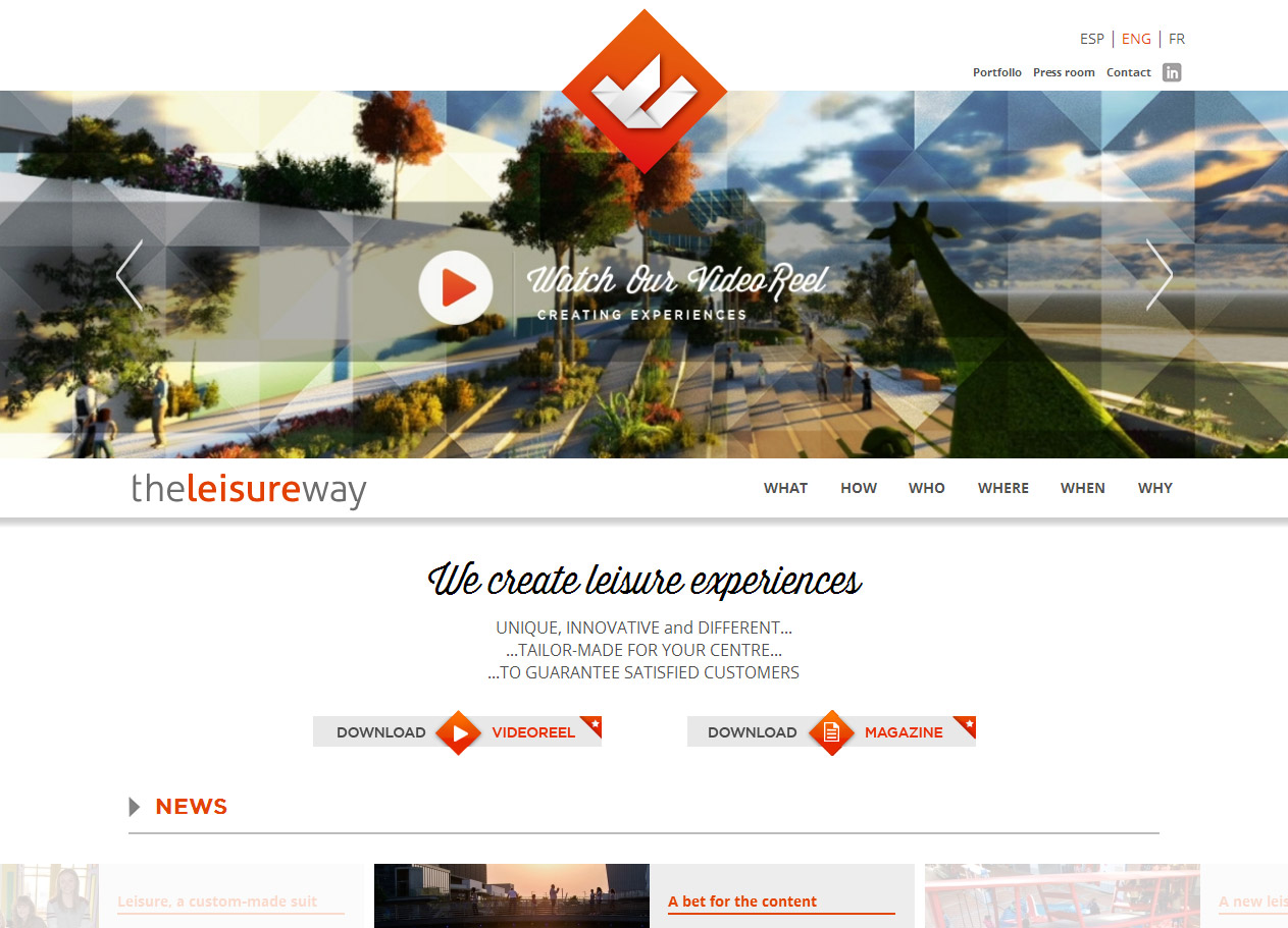 Imagen del proyecto: Página Web para The Leisure Way Imagen del proyecto: Página Web para The Leisure Way