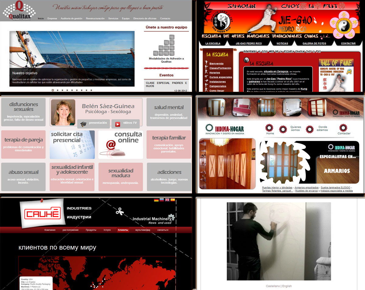 Páginas Web Corporativas